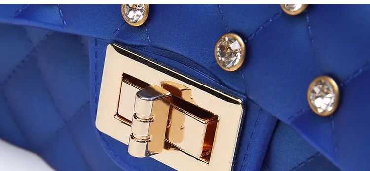 JOOZ Новая модная женская сумка через плечо на цепочке дизайнерские сумки с клапаном клатч женская сумка почтальон сумка с бриллиантами желе