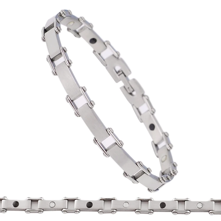 

germanium magnetic 316l stainless steel bracelet woman 2014