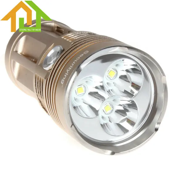

4500 Lumen SecurityIng LED Flashlight Torch Aluminum 5 Mode XM-L T6 LED Flash Light for Outdoor Camping Hiking