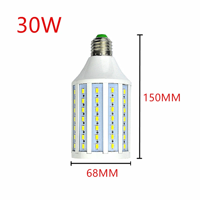 Скидка SMD5730 7W 12W 15W 25W 30W светильник лампочка B22 E26 E27 E14 светодиодный светильник светодиодный лампы 85-265 V/AC Светодиодная лампа-Кукуруза Светильник лампочка