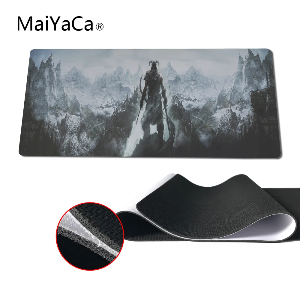 MaiYaCa Simple design Mouse Pad pad Overlock Edge Big Gaming mouse Pad