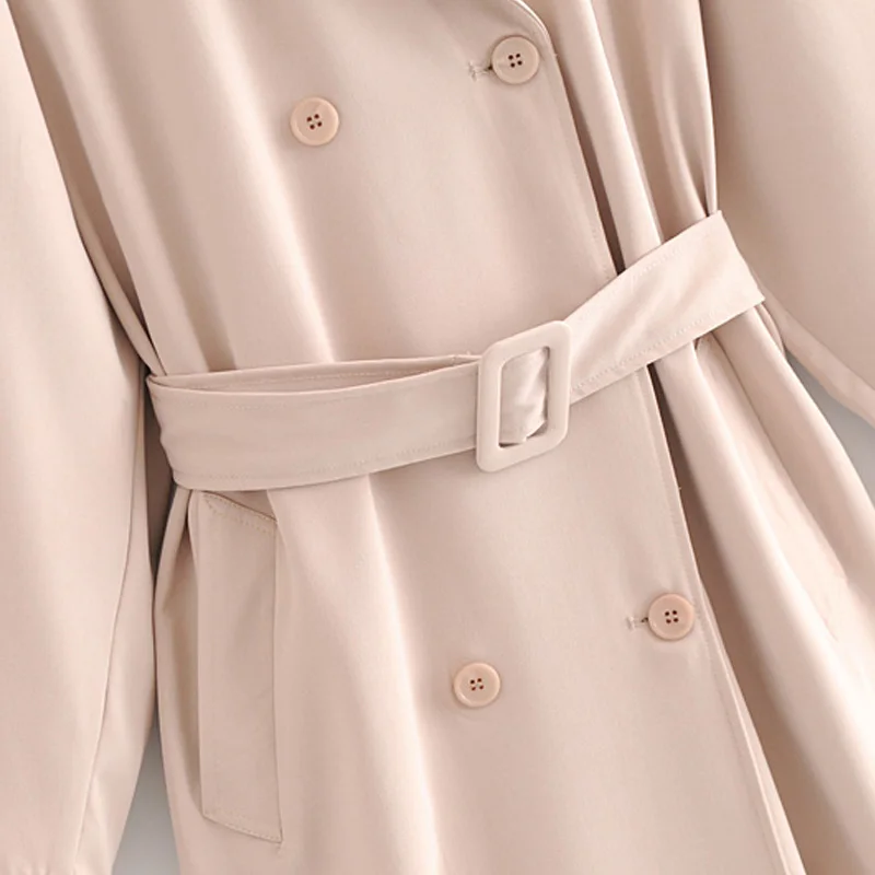 Coupe Treillis Casual Décoration Femmes Tranchée 2018 vent De Longue Solide Beige Automne Manteau Et Des Ceinture D'hiver Couleur Couture wxAqYH