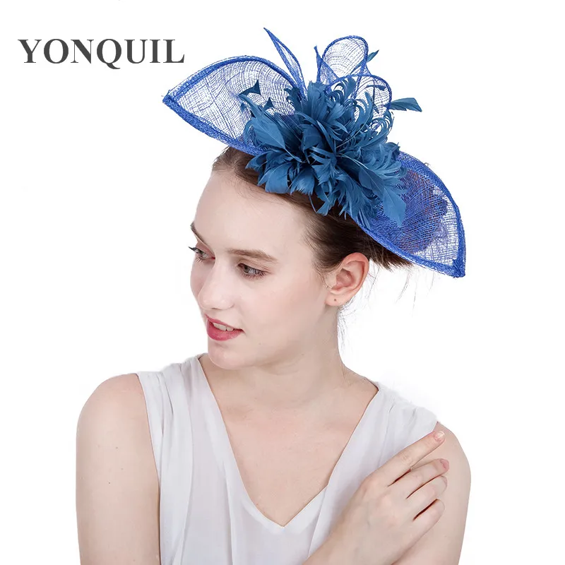 Buy Multi colors Classic fascinator feather hat