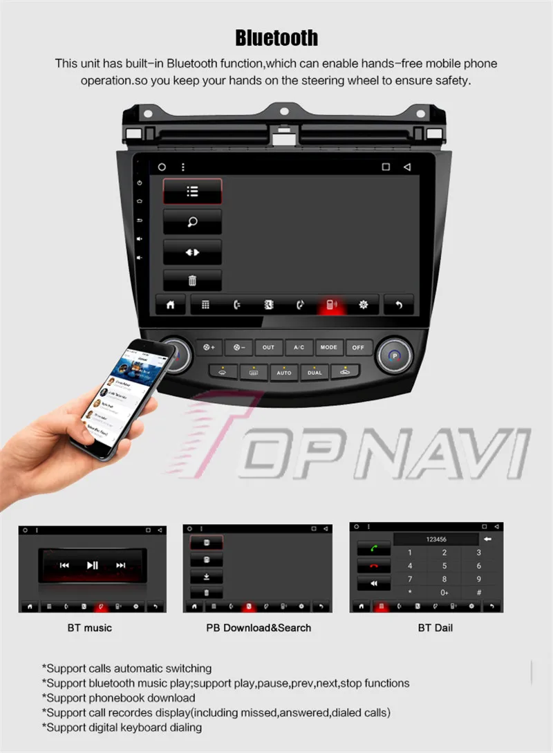  2 din For Honda Accord 2006