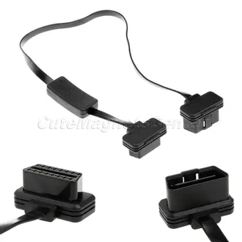 

mtsooning Cable To 16Pin OBD2 Connector OBD 2 Cable 16Pin Female Connector OBD II OBD2 with Switch Diagnostic Connector