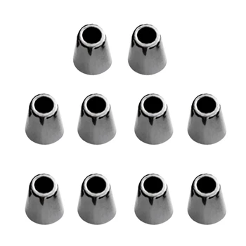 

10 Pieces 4mm Elastic Shock Cord Rope Stopper Lock Terminal End Tie Kayak Rigging Camping Tent Rope Tie Down