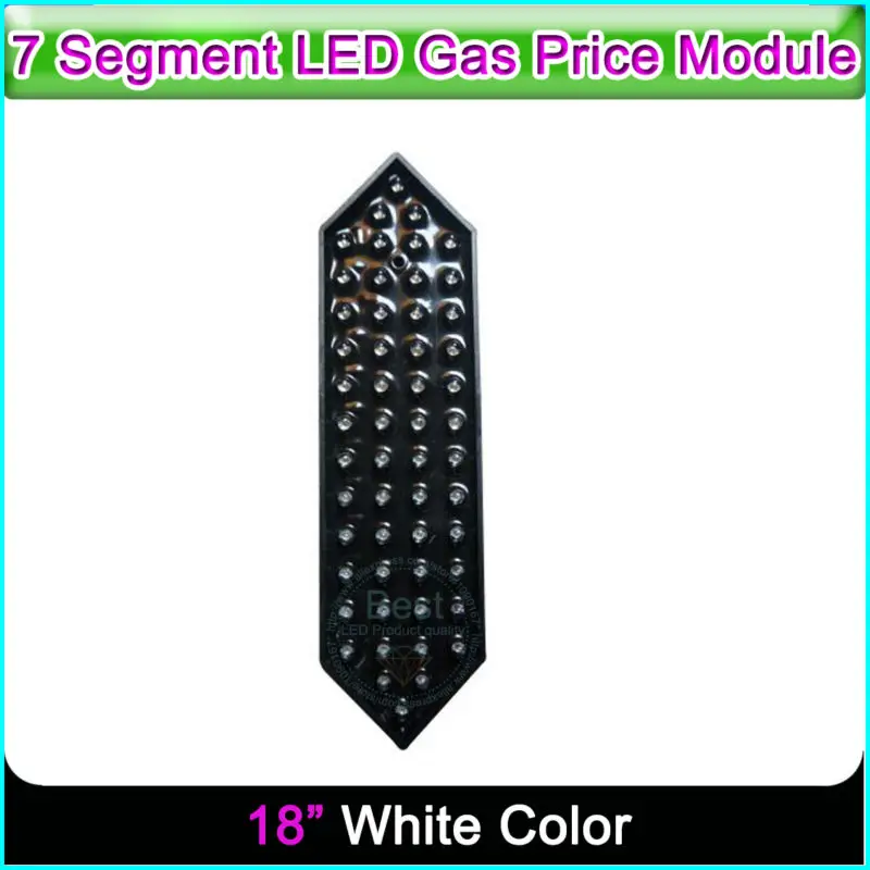 

18" White Color Remote Control LED Countdown Display 7 Segment Digita Numbers Module