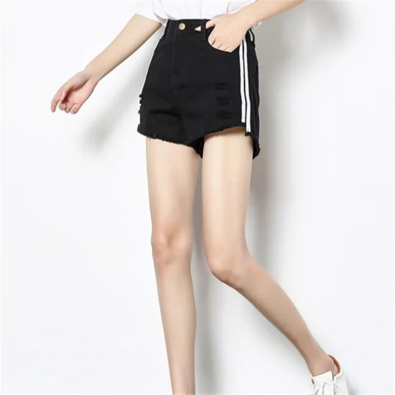 YGYEEG Ladies Women Plus Size Vintage Ripped Summer High