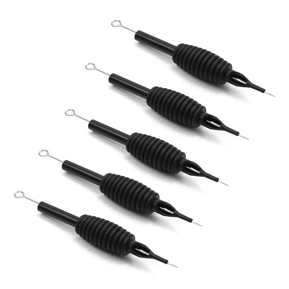 5x Disposable Sterile 3/4" Tattoo Grip Tube Needle 9 RL Easy Body Art Safe Cleanin Tattoo