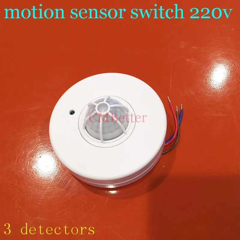 High Quality  led light detector 360 degree motion sensor switch sensor detector light control sensor switch 220V  (3)