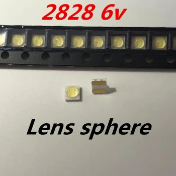 

100PCS For Sharp LED Backlight High Power LED 0.8W 2828 6V Cool white 43LM GM2CC3ZH2EEM TV Application
