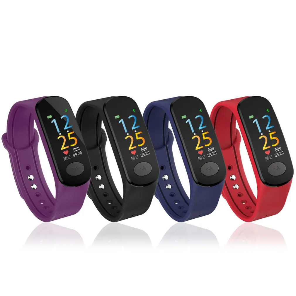 

B18s Female Ecg Blood Pressure Monitoring Color Screen Smart Bracelet PPG+ECG Dual Heart Rate Measuring Bracelet