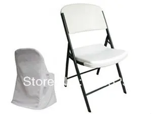 /чехол на кресло из полиэфира/чехол для свадебного стула/складные чехлы для стульев/белый цвет