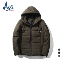ACEMIRIZ 2017 Autumn Winter Cotton Padded Jacket Men Famous Brand Windproof Thin Warm Parka For Men Short Coat T26