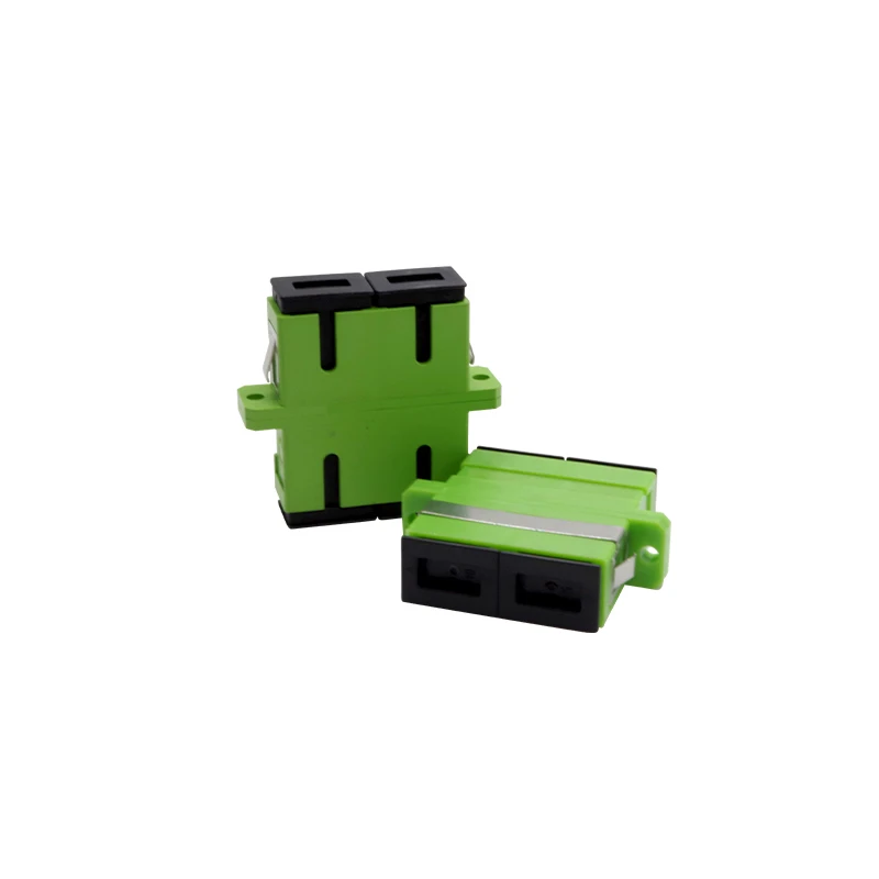 

100 шт. SC APC дуплексный одномодовый волоконно-оптический адаптер SC волоконно-оптический аттенюатор SC волоконно-фланцевый Соединитель Бесплатная доставка