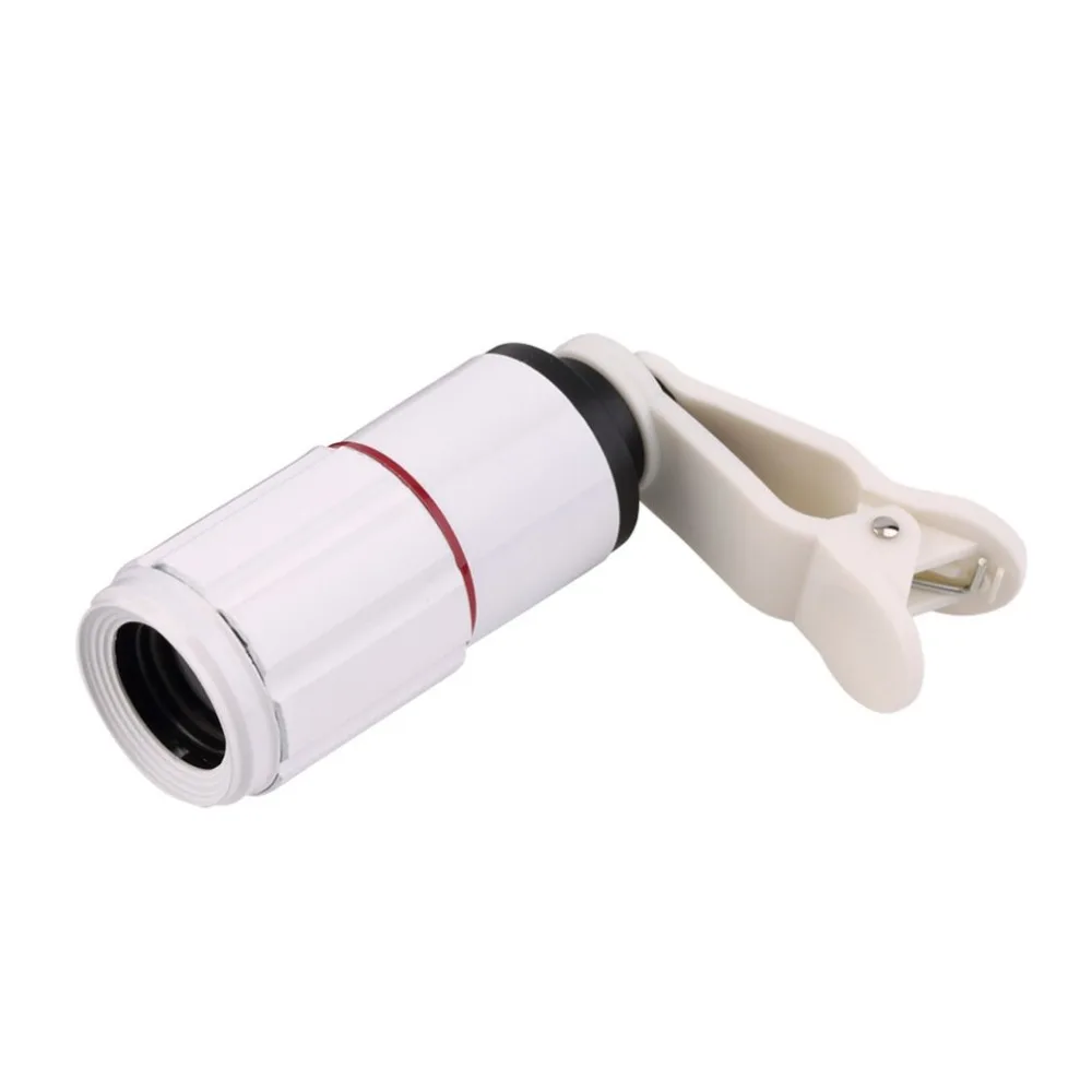 Универсальный 8-18X зум-объектив для телефона оптический телескоп для мобильного телефона телеобъектив для камеры с клипсой супер широкий угол обзора 3 цвета