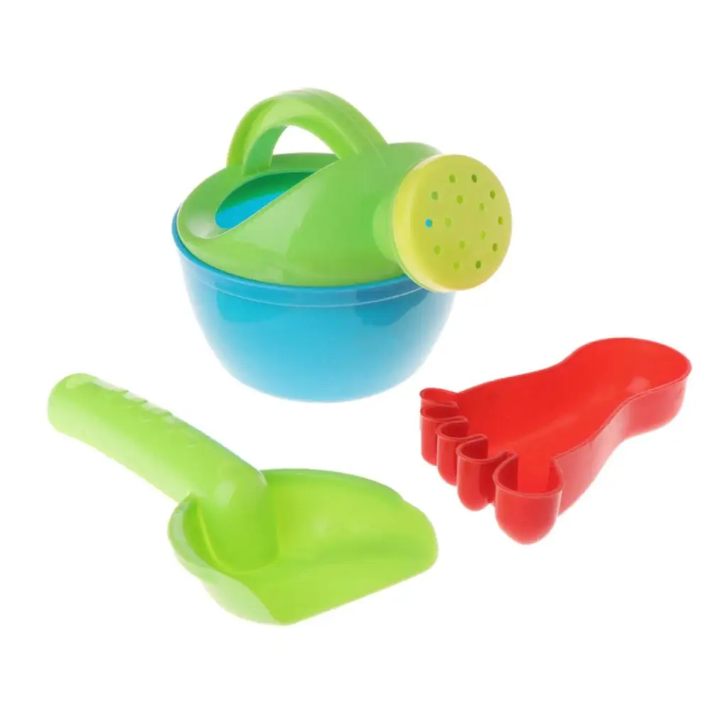 3 шт./компл. купальный Лейка игрушка для детей детские летние пляжные воды разбрызгиватель для бутылок Лопата след
