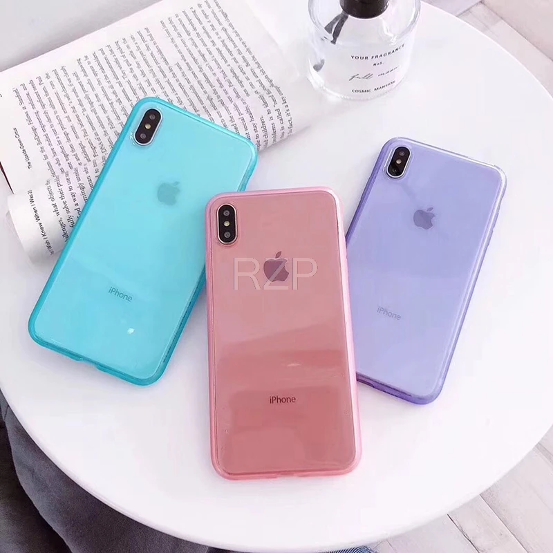 Чехол RZP для телефона iPhone 6 s 7 XR Xs 11 Pro Max чехол бампер Apple 8 Plus защитный чехол|Бамперы|