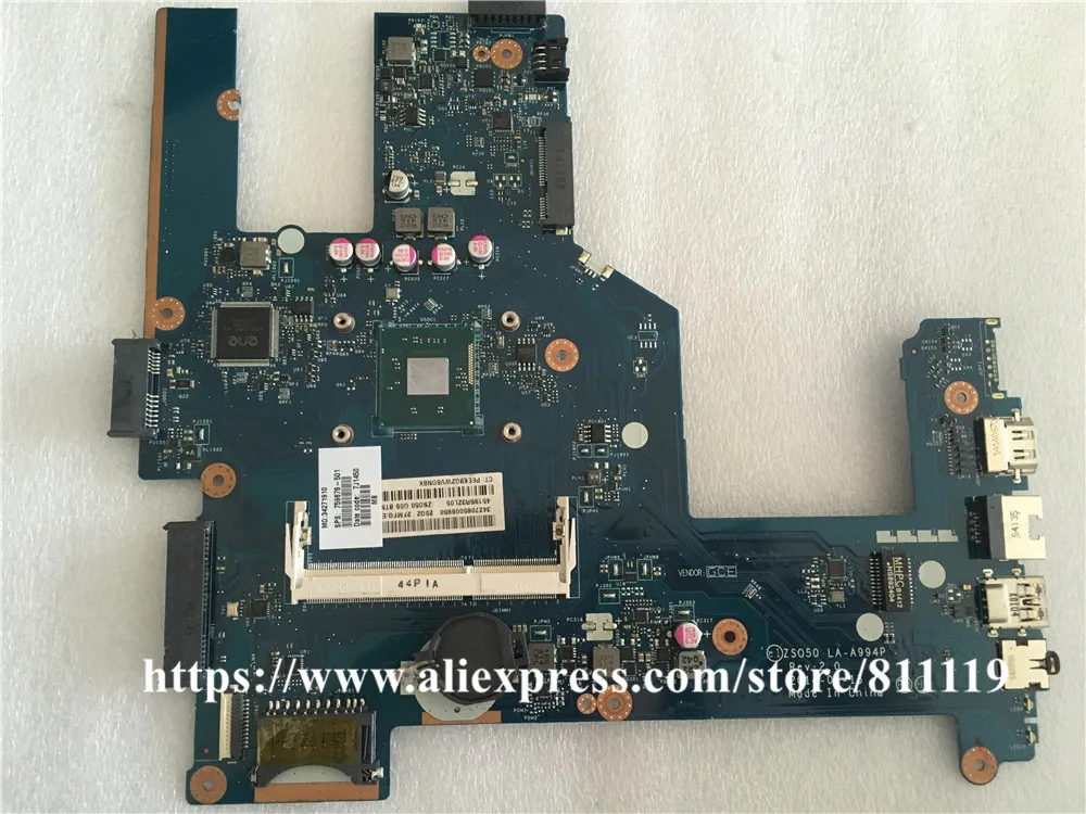 Материнская плата для ноутбука HP Pavilion Серии 17-E 726633-501 726633-001 DA0R76MB6D0 REV: D бесплатная