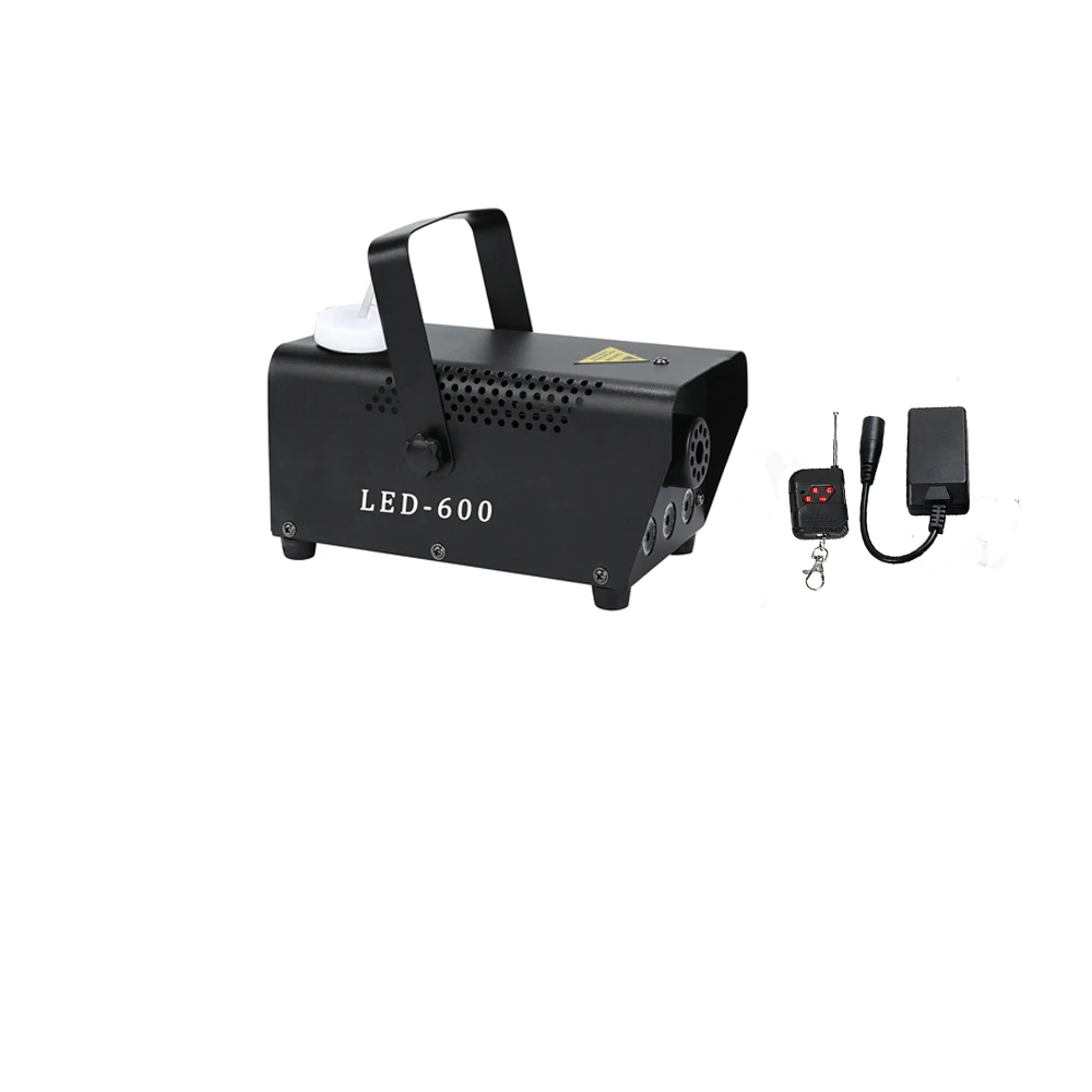 LED-600 Обновленная версия, светодиодный-600 противотуманная машина, беспроводное управление, 500 Вт, DJ, вечерние, сценический светильник, RGB цвет, выбор диско, домашние, вечерние, дымовые машины - Цвет: LED-600