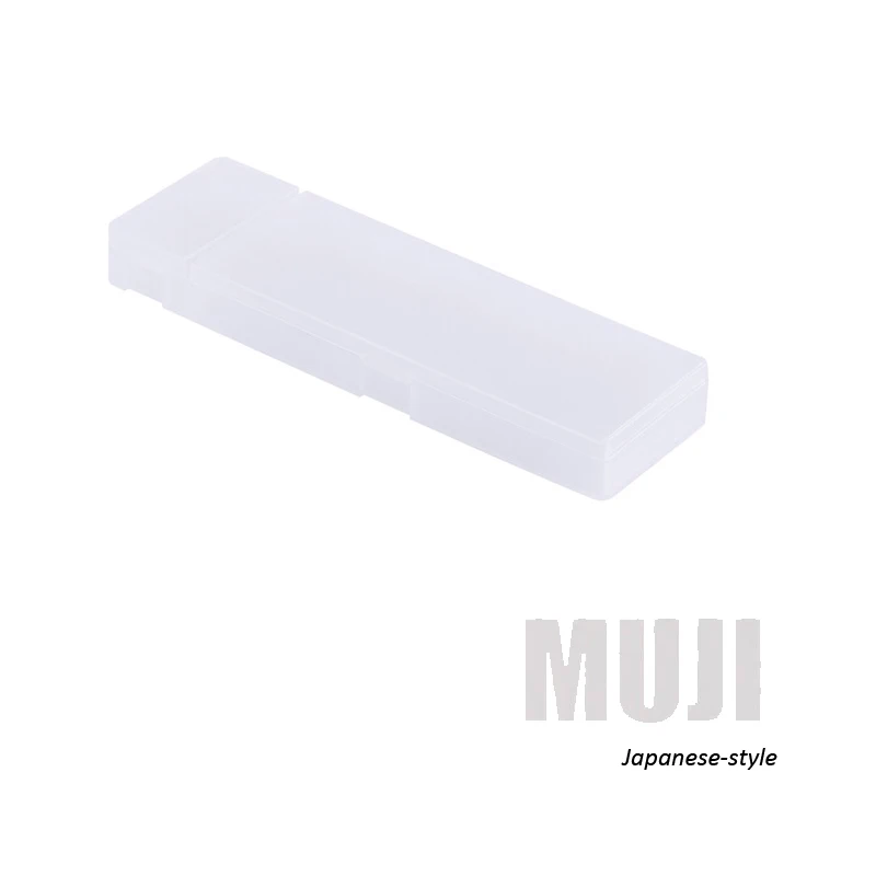 MUJI матовый прозрачный Футляр Чехол нетоксичный ПП пластиковая коробка для ручки школы канцелярские многофункциональный простой стиль