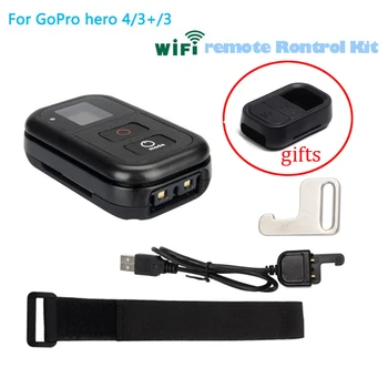 

Hero5 LCD Remote Control controller + Wireless RC Cable + wrist belt +case Fit Hero 4 Session 3+ 4 4s for Gopro hero 5