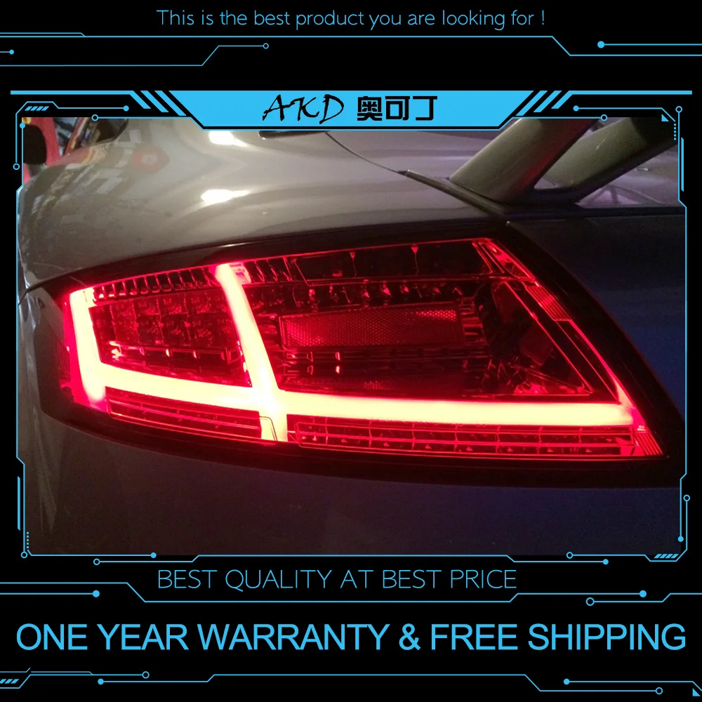 

AKD tuning cars Taillights for Audi TT taillight 2006-2013 Headlights LED DRL Running lights Bi-Xenon Beam Fog lights full led