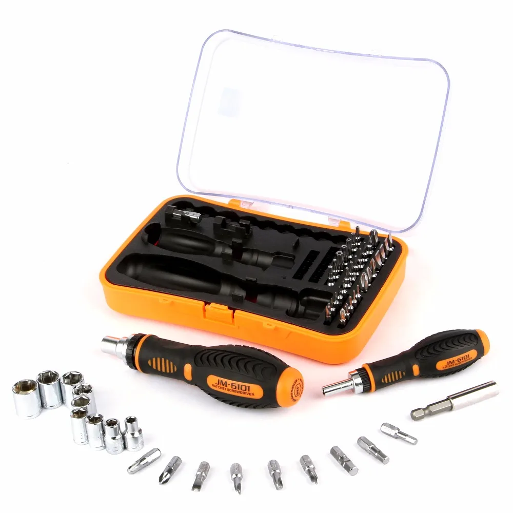 

JAKEMY Multitool 53 in 1 Magnetic Ratchet Screwdriver Set Home Repair Kit Mobile Phone Tool for Iphone Laptop Electronic Tools
