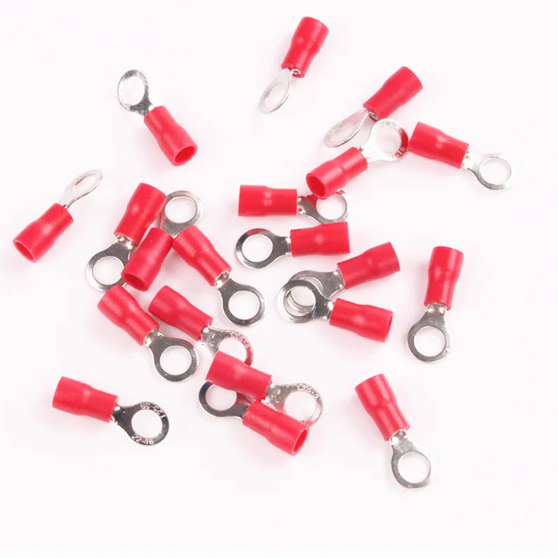 20pcs Electrical Car Audio Connectors 22 18AWG Ring eye Ground Cold