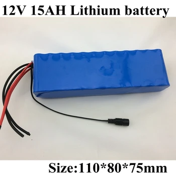 

12V Lithium Ion Battery 12V 15AH Li Ion Bateria 12V 18650 for 180w 200W 250W Horn with Mini Compresser Camera Bluetooth Detector