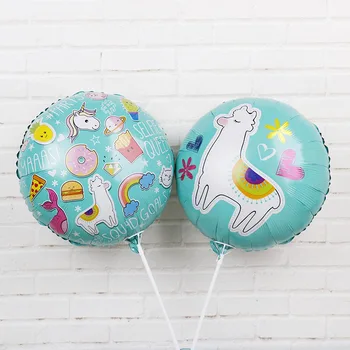 

15pcs 18inch Llama Foil Balloons Cartoon Alpaca desert Animals Helium Globos kids Birthday Party Decoration Baby Shower Toys
