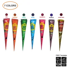 7 шт цвет татуировки после ухода крем для татуировки боди-арт Перманентный макияж татуировки аксессуары индийская хна тату паста Крем