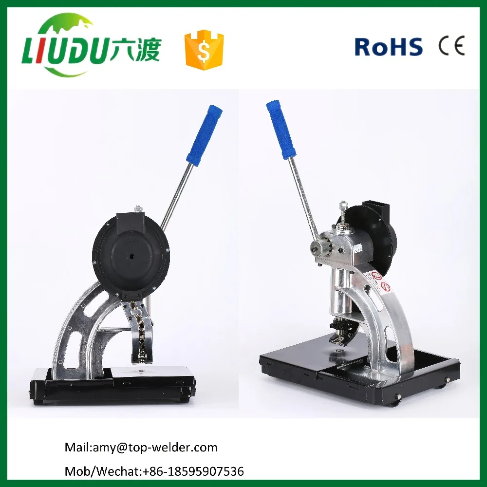 LIUDU Electrical Auto Banner hole punching machine eyelet making