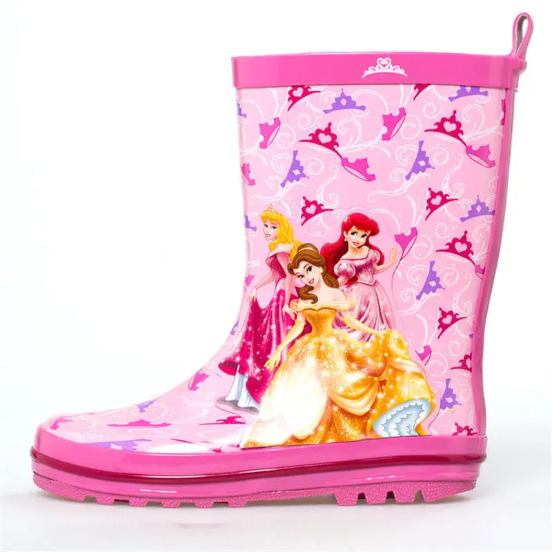 2019 New Disney Pink Girl Rain boots 