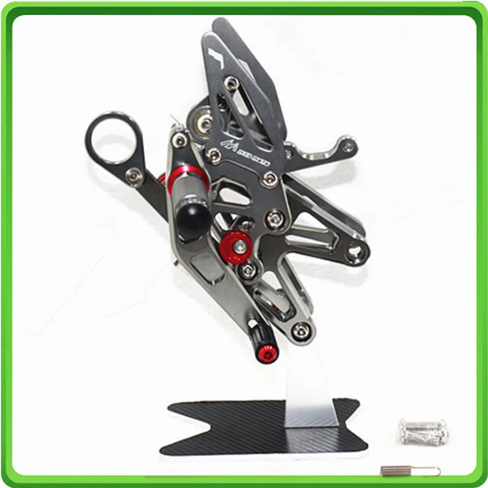 New Full Rearsets Footrest Foot Rest Pegs Rear Set For BMW S 1000 R S1000R 2014 2015 2016 2017 (16)