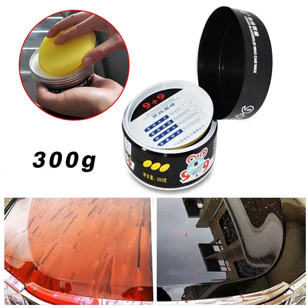 Car Polishing Wax Paint Waterproof Care Scratch Repair Car Styling Crystal Hard Car Wax Polish Scratch Remover With Sponge