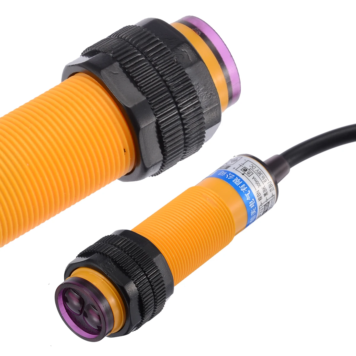 High Quality Photoelectric Switch Adjustable Infrared Proximity Sensor Switch Photoelectric Sensor NPN NO with Bracket