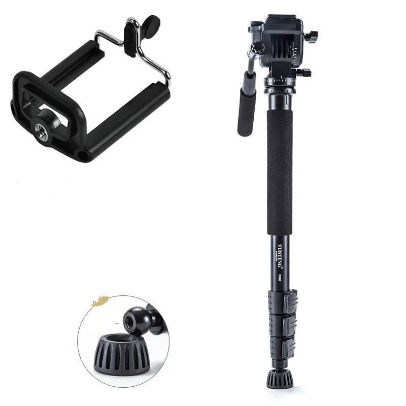 Buy Aluminum Yunteng VCT 558 Pro Monopod Fluid Pan