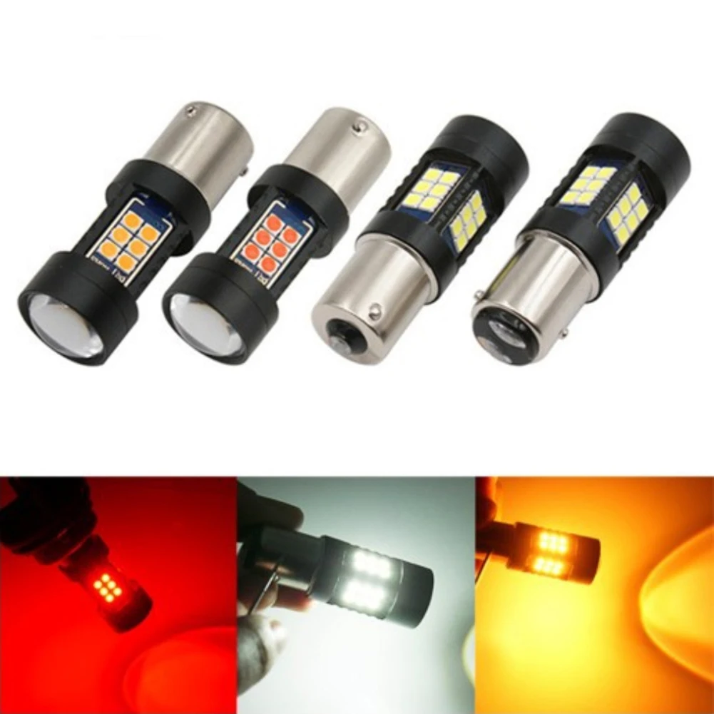 

Car Light Signal Lamp 11156 1157 T20 3030 27SMD LED Turn Brake Light Tail Lamp red white yellow LED Auto Rear Reverse Bulb