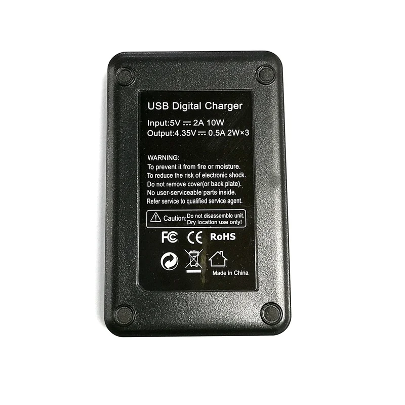 Блок питания с трехзарядным ЖК дисплеем для GOPRO Hero 5 6 7 AHDBT 501 зарядное устройство
