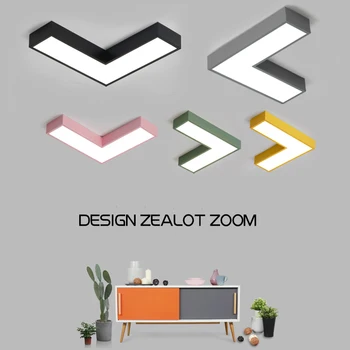 

Simple Creative arrow LED Ceiling lamp Geometry Office Meeting Room Corridor Lighting Living Room Bedroom ceiling light