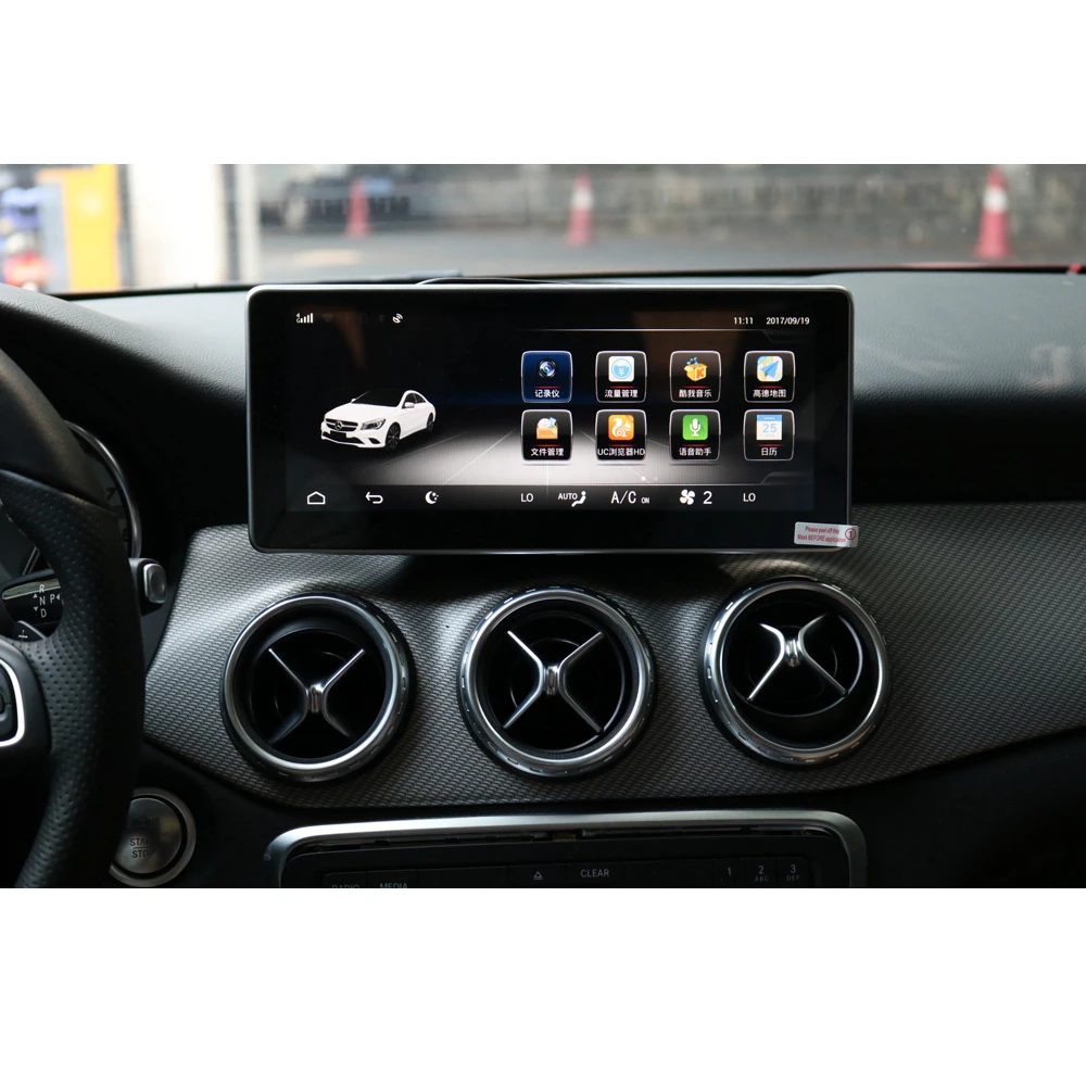 10 25 &quotAndroid Дисплей 4 + 64G для Mercedes Benz класс W176 автомобиля радиомонитор Wi Fi gps
