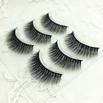 

Fastest Shipping New High Quality 3 Pairs Natural Cross False Eyelashes Daily Fake Eye Lashes Natural Make up False Eyelashes 11