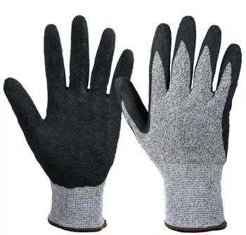 

Safety Gloves Cut Resistant Stretchy Protection Cut 5 level Antiskid HPPE gardening gloves For Men & Women Art No:7001
