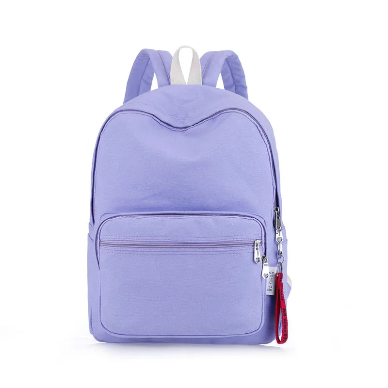 

Fresh Women Backpack for Girls Backpacks Canvas Female School Bags Ladies Backpack with Pendent Mochila Feminina Black
