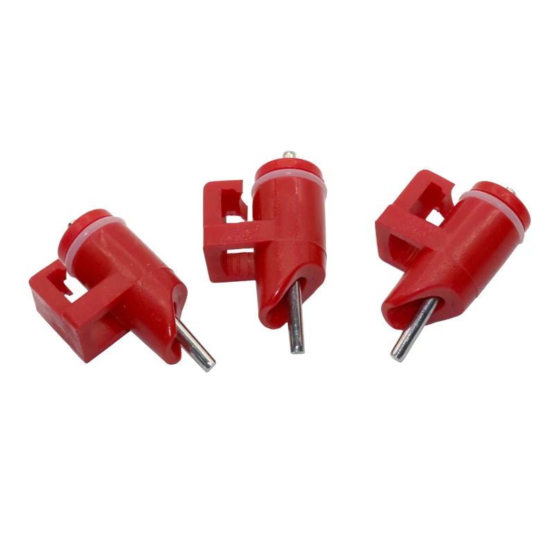 

20 Pcs Hot models Chicken Nipple Red mouth water Chicken Equipment Poultry drinker