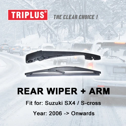 Rear Wiper Arm with Blade for Suzuki SX4 / S CROSS (2006 Onwards) 1pc