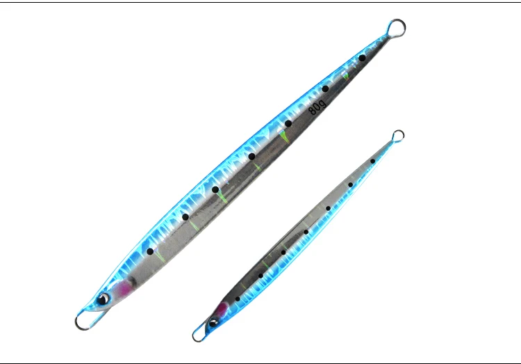 Isca de Metal Isca de Pesca Longa para Peixe Funadaiko Isca Peixe Artificial Lenta Inchiku 100g 1 Iscas artificiais