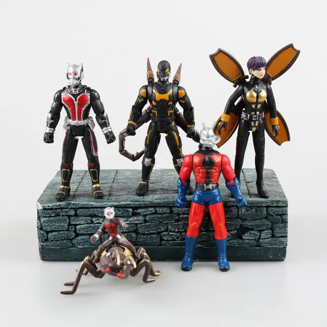 Best Price Hot Sale 5pcs/set The Movie & TV Ant-Man 11cm PVC Action Figure Model Toys Ant Man Figures Xmas Gifts Retail Free Shipping