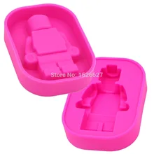 Силиконовая форма для льда робота емкости для мороженого силиконовая форма для торта инструменты для мороженого цвет Rosyred